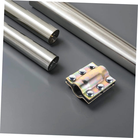 Heavy Duty Plumbing Leak Repair Clamp For Water Pipes, Quick Install Pipe Clamp Tool, Leak Sealer Kit For Home Improvement shown on table