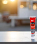Non Hardening Pipe Thread Sealant With PTFE Enriched And Synthetic Fibers For Immediate Pressurization In Plumbing, RectorSeal T Plus 2 23710 tube on a table