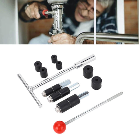 Pro Grade Pipe Water Stopper Kit With Stainless Steel Seal And Silicone Gaskets For Quick DIY Leakage Repair, Includes Wrench