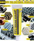 Soft Set Pipe Thread Sealant For Leak Proof Plumbing And HVAC Installations with tube and material versatility shown.