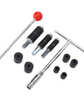 Pro Grade Pipe Water Stopper Kit with stainless steel seal, silicone gaskets, and wrench for quick DIY leakage repair.