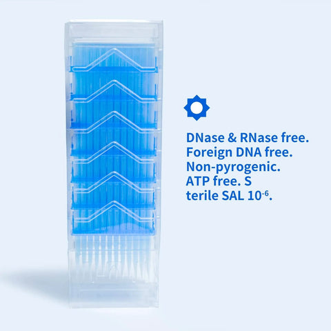Low Retention Universal Pipette Tips 200 Microliters Refill Pack Without Filters Sterile Autoclavable Case Of 1152