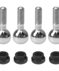 Set Of 4 Pivot Balls With Bushings For Traxxas 1/10 Scale RC Cars E Maxx E Revo T Maxx Summit Revo Replacement Part 4933