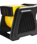 Side view of Pivoting Utility Fan 600 CFM High Velocity Floor Blower For Drying Cooling Ventilation And Exhaust With 300 Degree Pivot