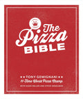 Red cover of 'Pizza Bible The Ultimate Guide To Nine World Class Pizza Styles From Neapolitan And Roman To New York Detroit Chicago Deep Dish Sicilian Calzones And Focaccia All Explained By Tony Gemignani' by Tony Gemignani.