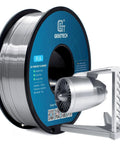 Filamento PLA in seta da 1,75 mm per 3D , argento metallizzato lucido, bobina da 1 kg con Tolerance dimensionale di 0,02 mm, con model stampato di motore a reazione