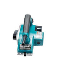 Rear view of a power tool Three And A Quarter Inch Planer With Tool Case Six Point Five Amp Motor Delivers Fast Smooth Stock Removal