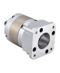 Planetary Gearbox Gear Ratio 10:1 Backlash 15 arc-min for Nema 17 Stepper Motor, metal housing, 42mm flange view.