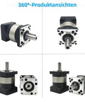 ✝️ Gearbox 60 mm Shaft Size 1-Pack Planetary Gearbox High Precision for Rotary Equipment, shown from multiple angles