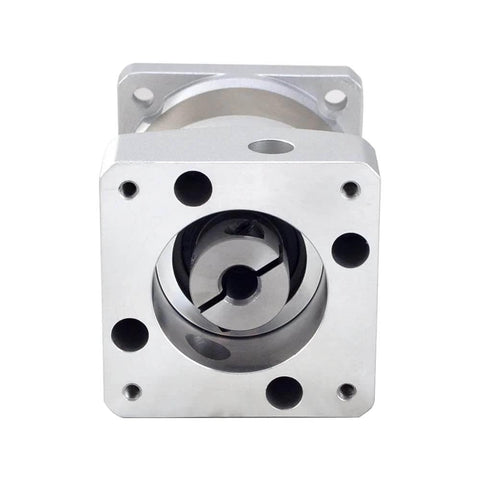 ✝️ Gearbox 8 mm Shaft Size 1-Pack Planetary Gearbox Gear Ratio front view with strong housing and smooth gear mesh