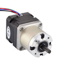 27:1 Planetary Gearbox Nema 17 Stepper Motor DIY CNC Hobby Camera Robotics front view showing shaft and wiring