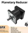 Planetary Gearbox For Nema 34 Stepper Motor With 5 To 1 Reduction, Low Backlash Under 18 Arc Min, CNC Ready