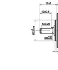 27:1 Planetary Gearbox Nema 17 Stepper Motor DIY CNC Hobby Camera Robotics technical drawing with dimensions.
