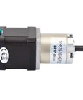 51:1 Planetary Gearbox High Torque Nema 17 Stepper Motor side view, black and silver with wires, for precision camera DIY projects.