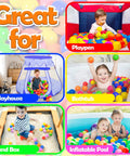 Play Balls for Ball Pit, Plastic Crush Proof, Phthalate & BPA Free, Assorted Colors (200 Balls) used in playpen, bathtub, and more