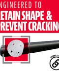 Franklin Sports Plastic Baseballs - Indestruct-A-Ball Plastic Batting Practice Baseballs - durability focus with bat