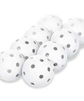 Plastic Baseballs - MLB - Includes 8 Balls for Batting Practice or Backyard Baseball Play - Replacement Balls – 70mm Official Baseball Size - White