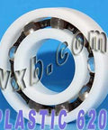 Plastic Bearing POM 6205 Glass Balls 25x52x15 - VXB Ball Bearings