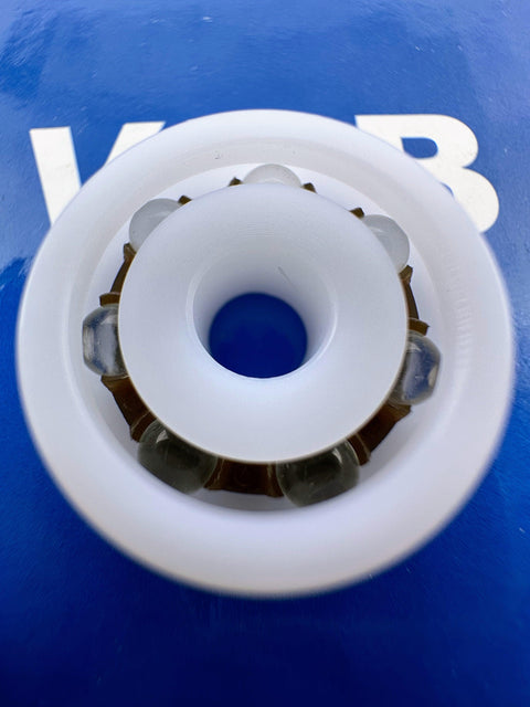 Plastic Bearing POM 6x22.5x7mm with Glass Balls - VXB Ball Bearings
