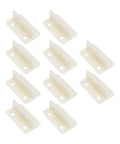 10 Pcs Plastic Door Floor Guides For Wooden Sliding Doors Bottom Guide Milky White 44x26x17mm With 2.2mm Hole Diameter Fits Most Wooden Sliding Door Systems And Hardware For Smooth Low Friction Operation. High-quality plastic floor guides for wooden sliding doors, 10-pack ✔️ Set of 10 durable plastic guides, each 44x26x17mm with 2.2mm holes and distances
