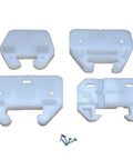 Plastic Drawer Guides And Back Plates For Kitchen Dresser Drawers Durable Replacement Parts Adjustable From One To One And A Half Inches