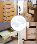 12 Pack Plastic Drawer Guides Center Mount Rails And Brackets White Replacement Parts For Dresser Cabinet Closet Drawers To Ensure Smooth Operation Prevent Sagging And Drawer Tip Outs with images of drawers