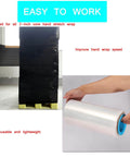 3 Pairs Plastic Stretch Film Hand Saver Handles For 3 Inch Core Wrap Film Manual Puller Grip For Shipping Packing Pallet