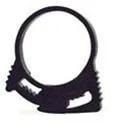 Plastic Snapper Hose Clamp 1 Inch Nominal Hose Fit For Hoses With Outside Diameter Ranging From 1 3/16 To 1 3/8 Inches, side view