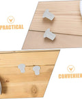 50 Piece Durable Plastic Side Plugs Replacement Spacers for Inline Skate Wheel Bearings shown on a wooden surface