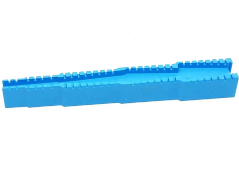 Three Lead Bender Tool For Through Hole Components, Precise 300 To 700 Mil Lead Spacing, Easy Plastic Template in blue color