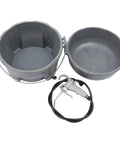 Oil Bucket And Oil Gun Kit For Machine Pipe Threading Tools with durable plastic oiler barrel and gun for quick lube jobs