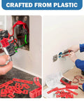 Using 48 Piece Outlet Spacers Pack For Electrical Boxes And Wall Plates Plastic Spacers For Loose Plug Fix Switch And Receptacle Extenders