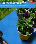 Heavy Duty Plastic Pallet Tray 23.6 By 15.8 By 4.7 Inches Waterproof Storage Pad with plants and gardening tools