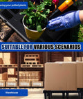 8 Pack Plastic Pallets For Basement Storage Nestable And Moisture Waterproof Lightweight Floor Pallets holding boxes in warehouse
