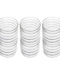 30 Pack Plastic Petri Dishes With Lids 90mm Diameter 15mm Deep Sterile Culture Dishes for science projects and lab experiments
