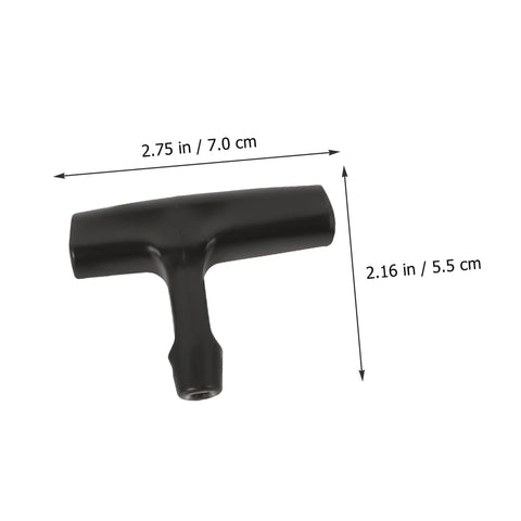 Black plastic handle for Five Pack Attic Pull Down Cord With Plastic Handle Replacement Kit For Generators