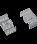 8 Pieces Bathroom Sliding Door Limiter 44mm With 8 Screws Soft Cushioned Plastic Stop for Framed Sliding Shower Doors