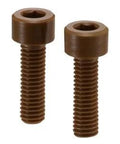 Two brown ✝️ SPDC-M8-10-C NBK Plastic Screw - Socket Head Cap Screws - VESPEL√Ø¬ºÀÜGrade√Ø¬º≈°SCP-5000√Ø¬º‚Ä∞ - Made in Japan