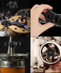 10 Pcs 5/16-18 Female Thread T Track Knobs for woodworking jigs and fixtures, plastic thumb screws with star-pattern clamping caps