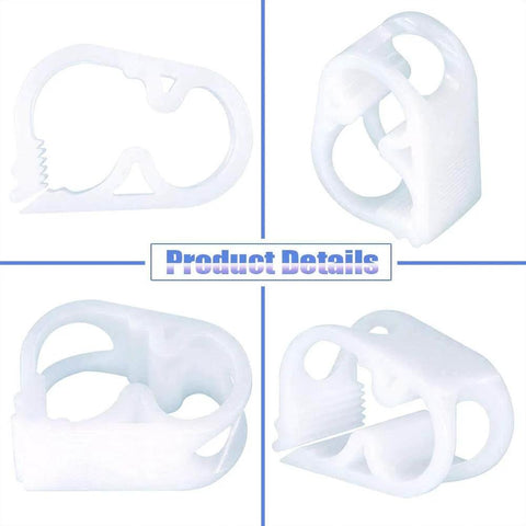 Plastic Tube Clamps For Half To Three Quarter Inch Tube OD Adjustable Mini Flow Control Hose Clamps For Beer Bottles