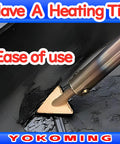 Close-up of heating tip in All-In-One Plastic Weld Kit With 40 Welding Rods In Four Materials PP PE ABS PVC by YOKOMING