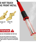 Two In One Plastic Welder Kit With 100W Welding Gun And Soldering Iron 110V 120V insertable and irons type tips