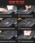 Step-by-step guide for using the 150W Plastic Welder Kit With 3 Speed Temperature Control for precise repairs.