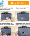 Instructions for using 100W Plastic Welder Kit With 56 Pieces Rods And Soldering Tips 2 In 1 Welding And Soldering Tool for repairs.