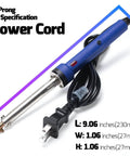All In One Plastic Welder Kit With 110 Volt 60 Watt Welder Includes 3 Copper Tips 40 Plastic Rods 5 Sandpapers Steel Mesh
