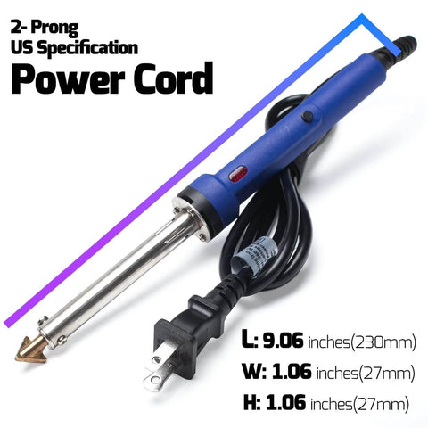 All In One Plastic Welder Kit With 110 Volt 60 Watt Welder Includes 3 Copper Tips 40 Plastic Rods 5 Sandpapers Steel Mesh
