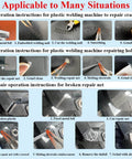 Step-by-step guide using Upgraded 150W Plastic Welder Kit With 1000 Pcs Hot Staples for plastic crack and hole repairs