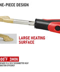 Two In One Plastic Welder Kit With Soldering Iron showing one-piece design and large heating surface