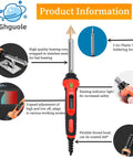100W Plastic Welder Kit With 56 Pieces Rods And Soldering Tips 2 In 1 Welding And Soldering Tool With 3 Speed Temperature Control