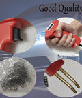 110V Plastic Welding Machine 50W Auto Bumper Repair Kit with stainless staples, rubber grip handle, and portable design